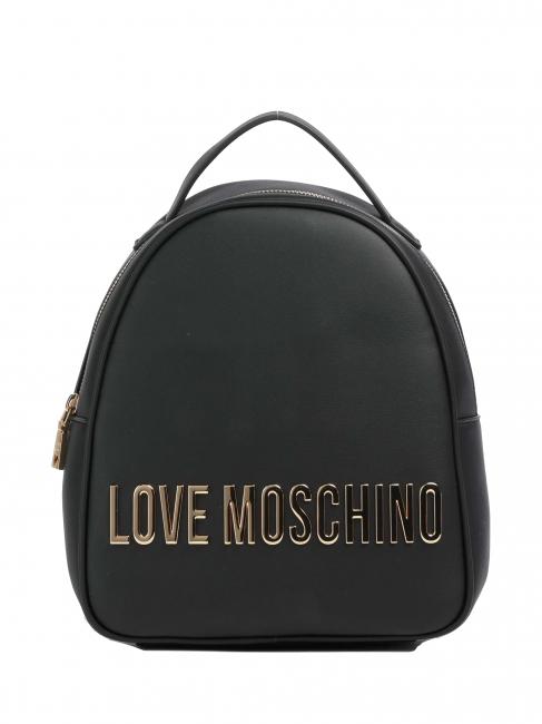 LOVE MOSCHINO LETTERING Plecak Czarny - Torby damskie