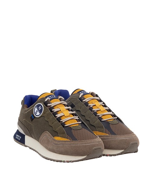 NORTH SAILS WINCH DEEP Adidasy khaki-wielokolorowy020 - Buty męskie