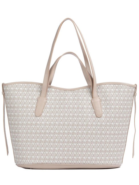 COCCINELLE NEW NEVER WITHOUT BAG  Zakupy do ręki/ramienia mul.blanc/różowy - Torby damskie