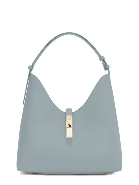 FURLA GOCCIA Skórzana torba na ramię chmura - Torby damskie