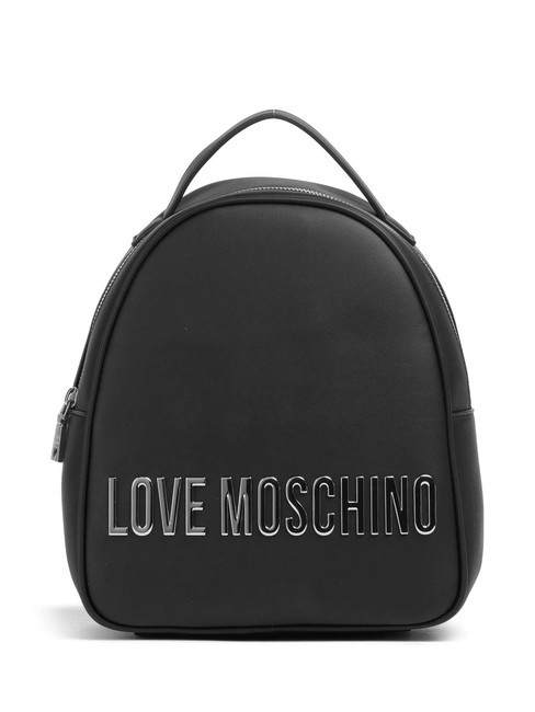 LOVE MOSCHINO LETTERING Plecak Czarny/Czarny - Torby damskie