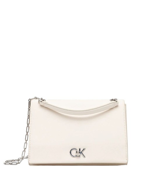 CALVIN KLEIN CK CONV CHAIN Torba na ramię, torba crossbody sól morska - Torby damskie