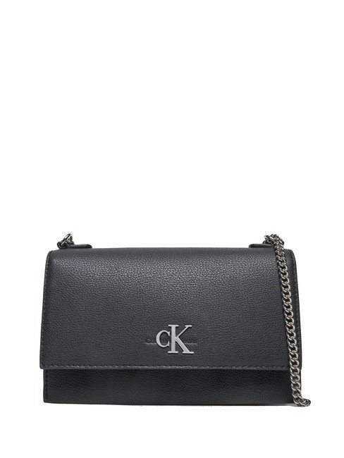 CALVIN KLEIN MINIMAL MONOGRAM  Mała torebka na ramię / torba crossbody Czarny PVH - Torby damskie