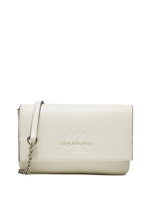 CALVIN KLEIN SCULPTED  Mała torba na ramię tofu - Torby damskie