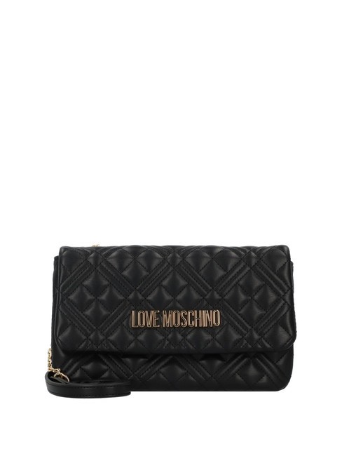 LOVE MOSCHINO QUILTED Mała torba na ramię Czarny - Torby damskie