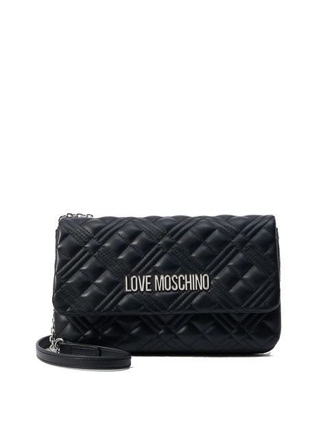 LOVE MOSCHINO QUILTED Mała torba na ramię Czarny/Czarny - Torby damskie