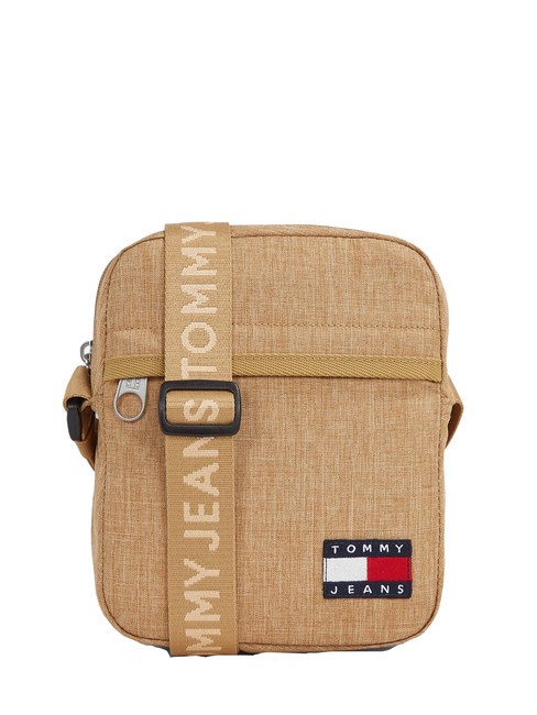 TOMMY HILFIGER TOMMY JEANS ESSENTIAL DAILY  Torebka naturalny khaki - Torby na ramię męskie