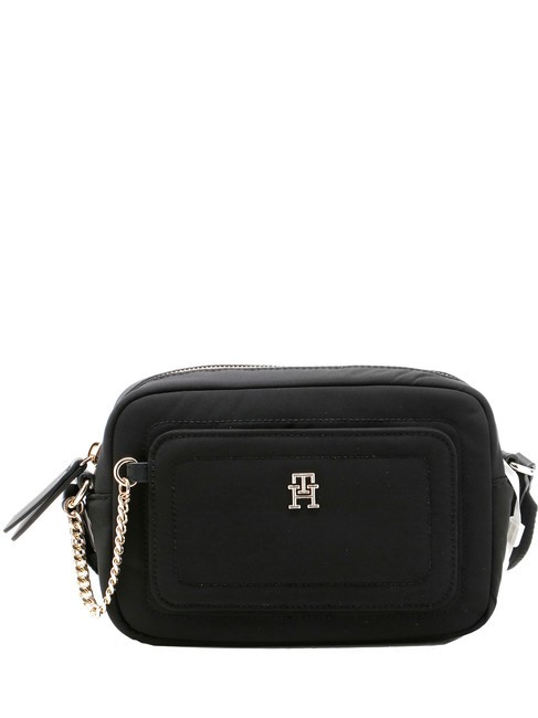 TOMMY HILFIGER TH SPRING Miniaturowa torba na aparat na ramię czarny - Torby damskie