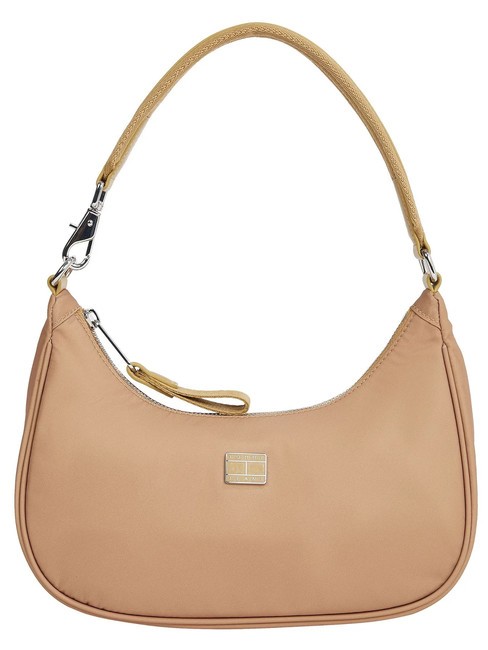TOMMY HILFIGER TOMMY JEANS ICONIC Torba na ramię naturalny khaki - Torby damskie
