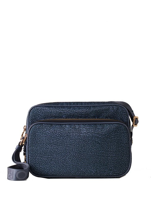 BORBONESE CAMERA CASE MEDIA ECO LINE Torba na ramię drelich - Torby damskie