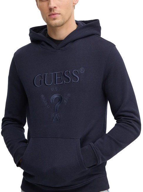 GUESS BEAU  Bluza z kapturem inteligentnyniebieski - Bluzy męskie