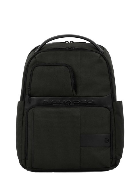 PIQUADRO WOLLEM  Plecak na laptopa 14" Czarny - Plecaki na laptopa do pracy