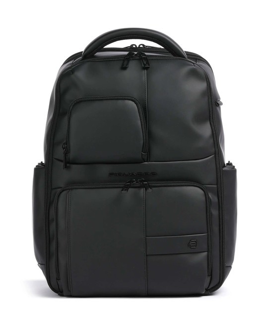 PIQUADRO WOLLEM Plecak na laptopa 14"/iPada 12,9" Czarny - Plecaki na laptopa do pracy