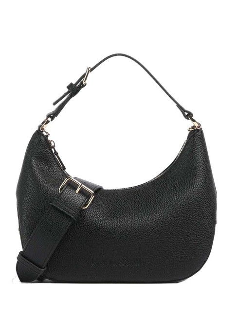 LOVE MOSCHINO SMOOTH  Torba na ramię z paskiem na ramię Czarny/Czarny - Torby damskie