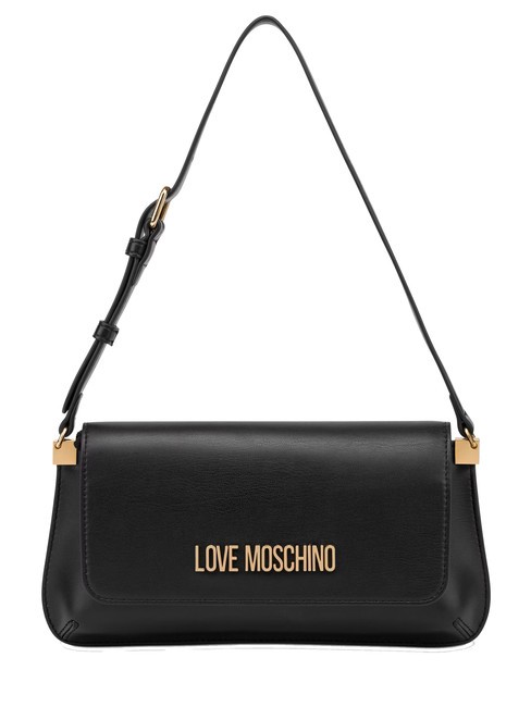 LOVE MOSCHINO LOGO LETTERING Torba na ramię Czarny - Torby damskie