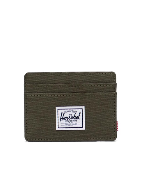 HERSCHEL CHARLIE RFID Płaski uchwyt na karty bluszcz - Portfele męskie