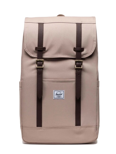 HERSCHEL RETREAT Plecak na laptopa 15,6" jasny szary - Plecaki szkolne i rekreacyjne