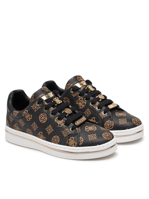 GUESS STASEY Adidasy brązowa ochra - Buty damskie