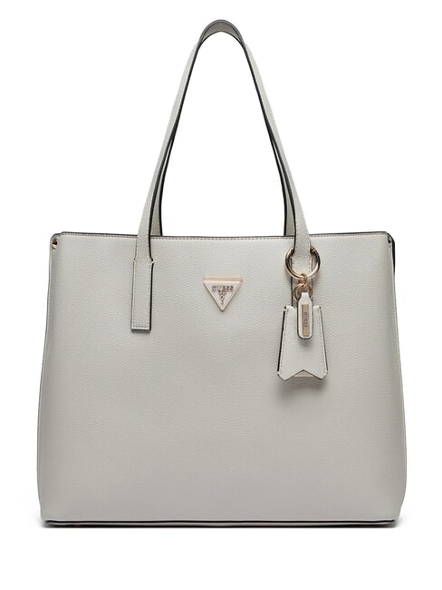 GUESS MERIDIAN Girlfriend Torba na ramię kość słoniowa - Torby damskie