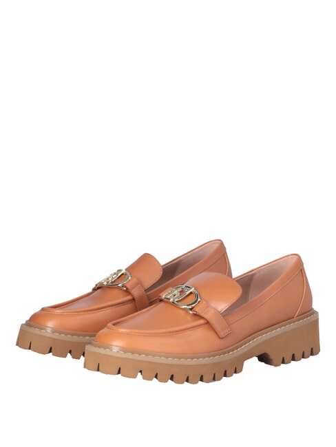 LIUJO CORA 01  Mokasyny skórzane brandy - Buty damskie