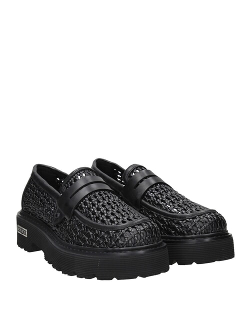 CULT SLASH 4219 Mokasyny tkane czarny - Buty damskie