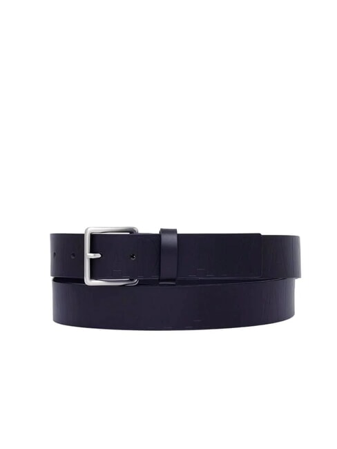 ARMANI EXCHANGE A|X EMBOSSED Skrócony pasek Granatowy - Paski