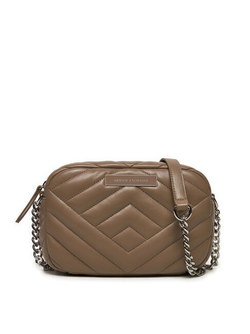 ARMANI EXCHANGE A|X Pikowana torba na aparat ciemny pisco - Torby damskie