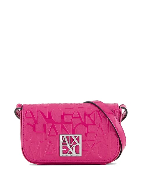 ARMANI EXCHANGE LOGO Allover Mała torba na ramię musujący - Torby damskie