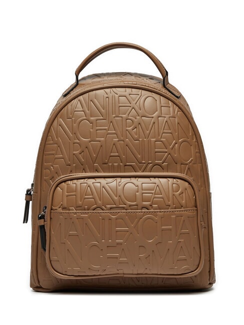 ARMANI EXCHANGE LOGO ALL OVER Plecak z kieszenią ciemny pisco - Torby damskie