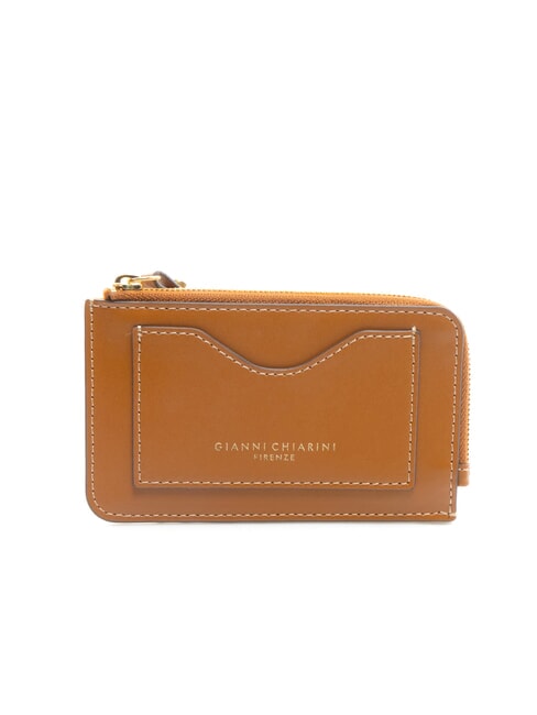 GIANNI CHIARINI WALLETS CALF  Portfel skórzany karmel - Portfele damskie