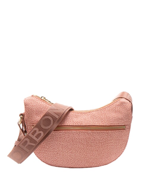 BORBONESE HOBO LUNA MINI ECO LINE Torba na ramię pomadka - Torby damskie