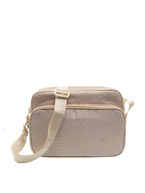BORBONESE CAMERA CASE MEDIA ECO LINE Torba na ramię piasek - Torby damskie