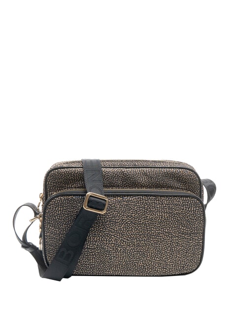 BORBONESE CAMERA CASE MEDIA ECO LINE Torba na ramię OP/NATURALNY/CZARNY - Torby damskie