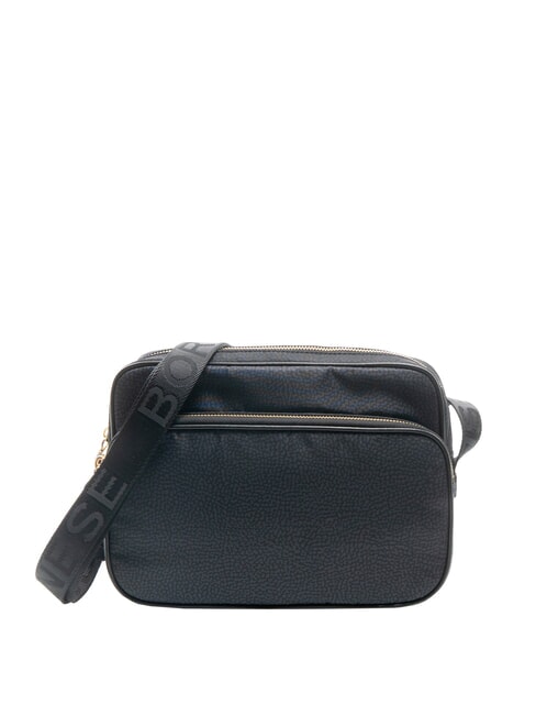 BORBONESE CAMERA CASE MEDIA ECO LINE Torba na ramię ciemny czarny - Torby damskie