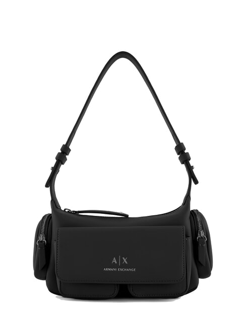 ARMANI EXCHANGE RACHEL Torba na ramię z kieszeniami czarny - Torby damskie