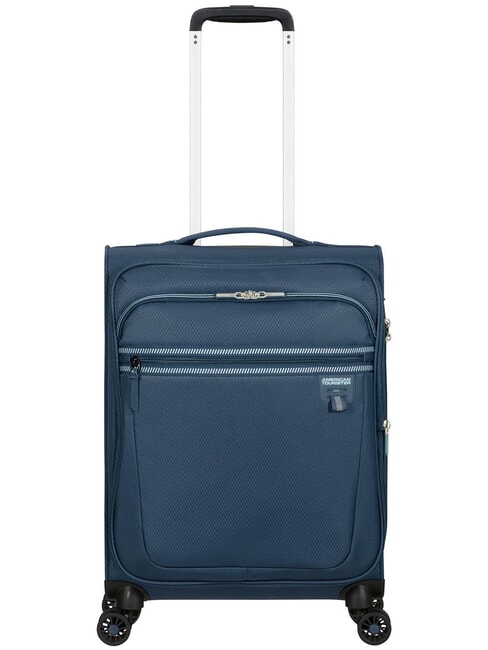 AMERICAN TOURISTER AEROSPIN Rozszerzalny wózek na bagaż podręczny indygo - Bagaż podręczny