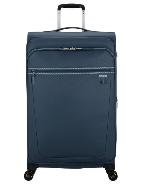 AMERICAN TOURISTER AEROSPIN Duży, rozszerzalny wózek indygo - Wózki półsztywne
