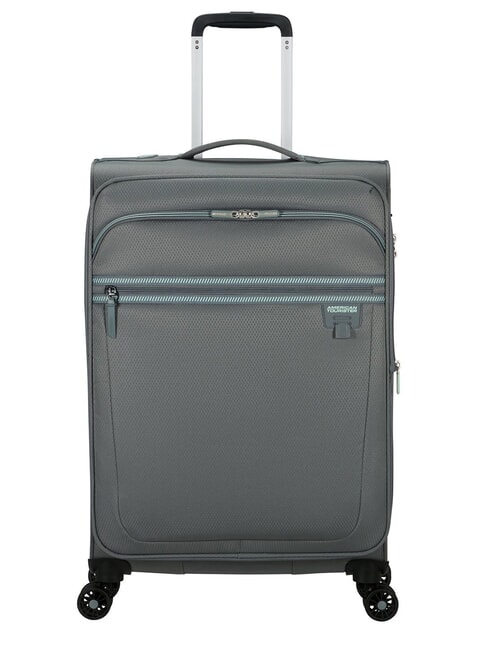 AMERICAN TOURISTER AEROSPIN  Wózek średni, rozszerzalny kamień bazaltowy - Wózki półsztywne