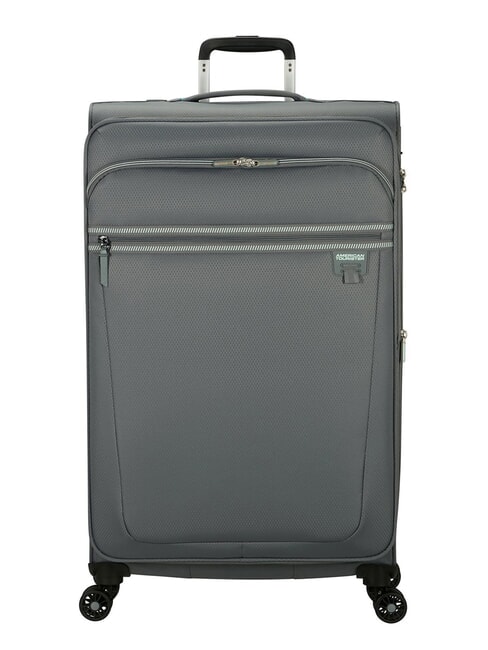 AMERICAN TOURISTER AEROSPIN Duży, rozszerzalny wózek kamień bazaltowy - Wózki półsztywne