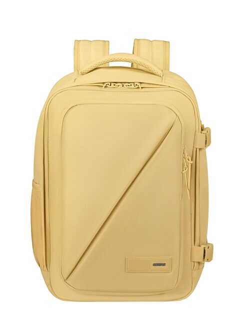 AMERICAN TOURISTER TAKE2CABIN S Plecak pod siedzeniem ok Ryanair pastelowy żółty - Plecaki szkolne i rekreacyjne