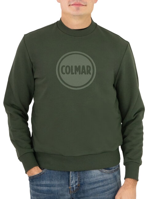 COLMAR CONNECTIVE Bluza z okrągłym dekoltem i logo botaniczny - Bluzy męskie