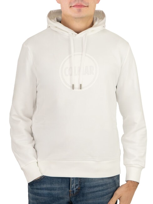 COLMAR CONNECTIVE Bluza z kapturem z logo biały - Bluzy męskie