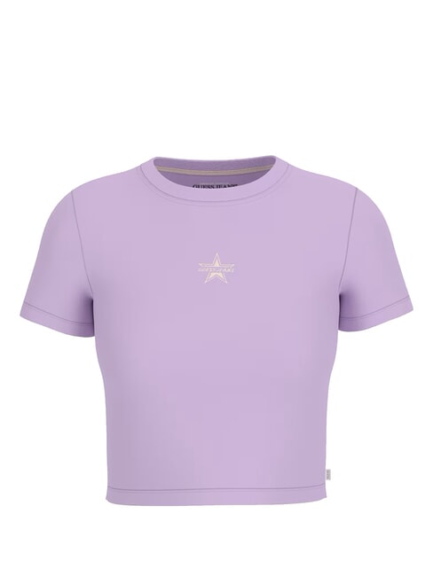 GUESS JEANS SS CN EMB STAR  Koszulka kwiat bzu - Koszulki i topy damskie