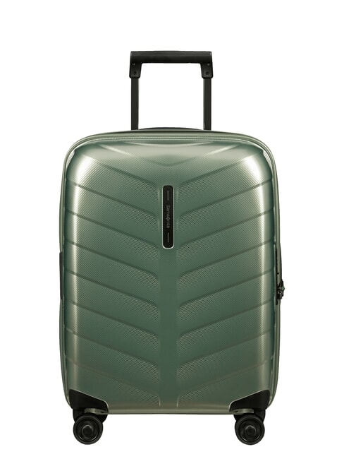 SAMSONITE ATTRIX Rozszerzalny wózek na bagaż podręczny bazylia zielona - Bagaż podręczny