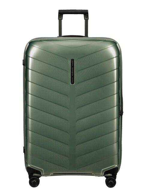 SAMSONITE ATTRIX Duży wózek bazylia zielona - Wózki twarde