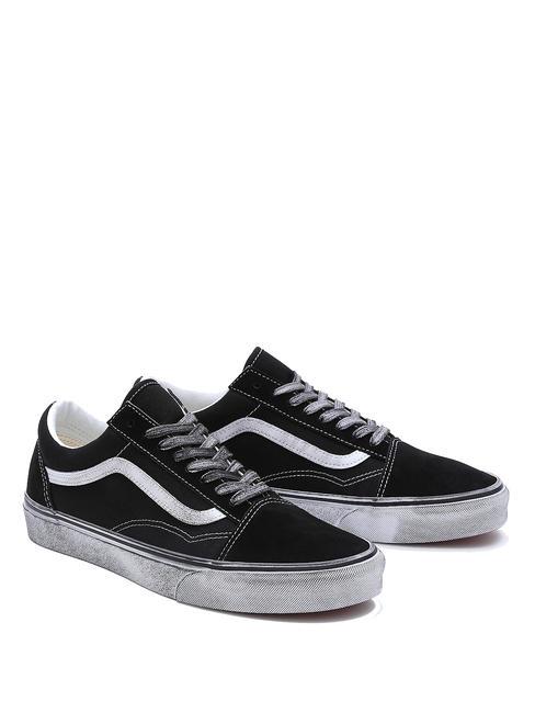 VANS UA OLD SKOOL  Trampki płócienne zestresowany czarno-biały - Buty uniseks