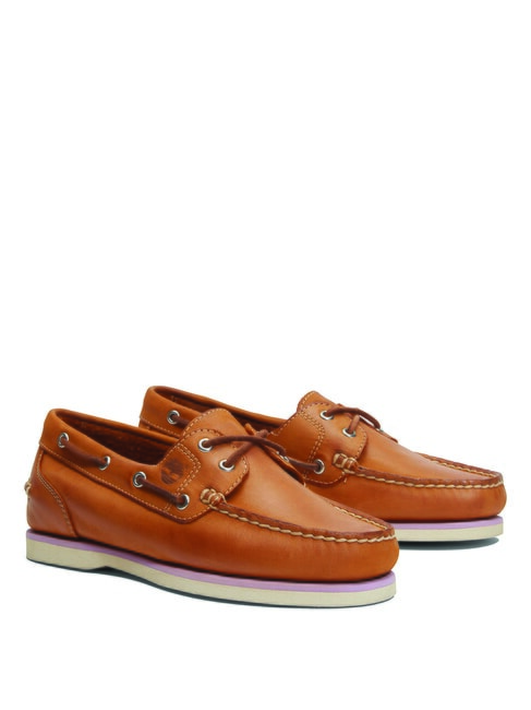 TIMBERLAND CLASSIC BOAT  Buty skórzane, buty żeglarskie jasnobrązowy - Buty damskie