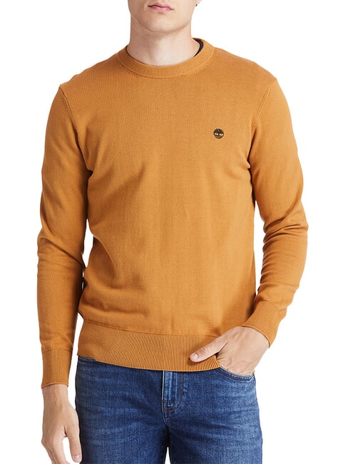 TIMBERLAND WILLIAMS RIVER Sweter z okrągłym dekoltem but pszeniczny - Bluzy męskie