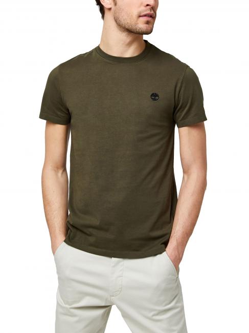 TIMBERLAND SS DUNRIVER CREW Koszulka bawełniana grafef - Koszulki męskie