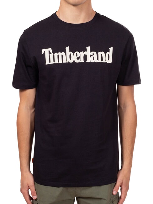 TIMBERLAND NORTHWOOD  Koszulka bawełniana CZARNY - Koszulki i topy damskie